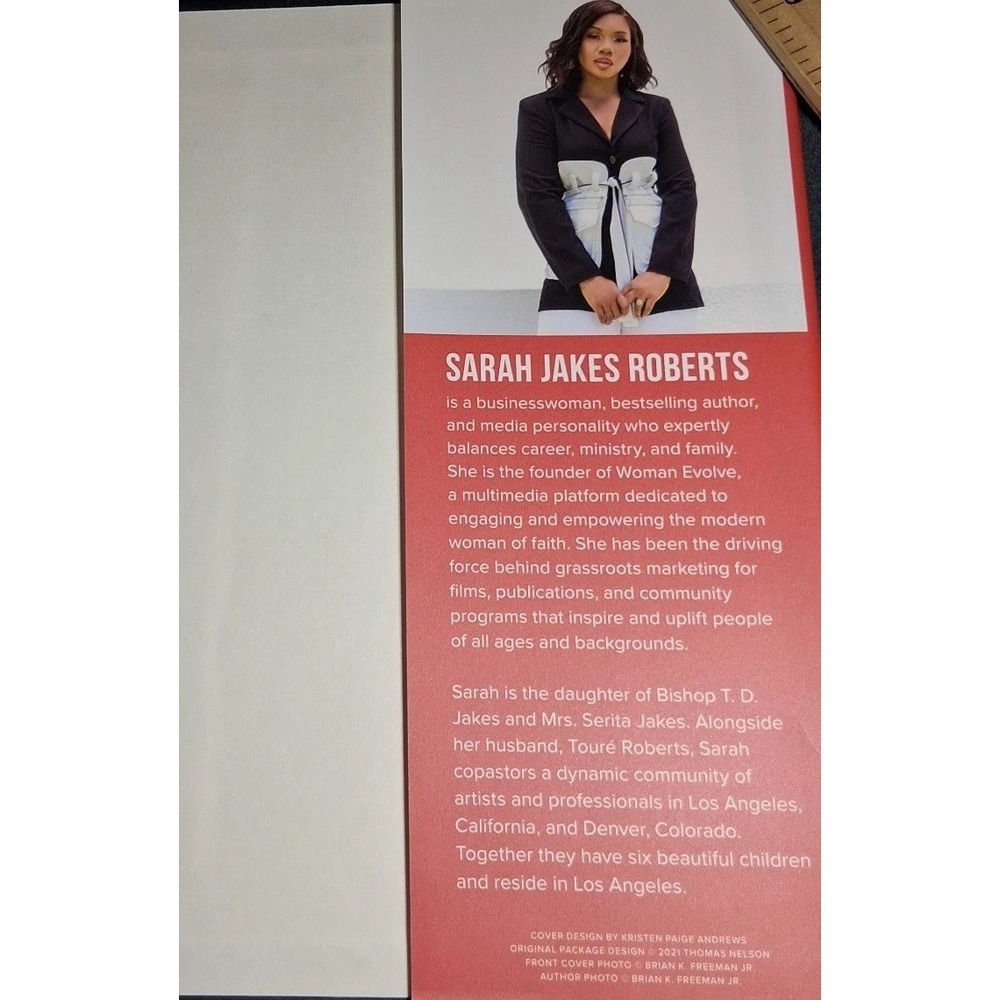 Woman Evolve Sarah Jakes Roberts Hardcover‎ Christian Living 2021 9780785235545 - Picture 3 of 9